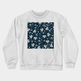 Flower pattern Crewneck Sweatshirt